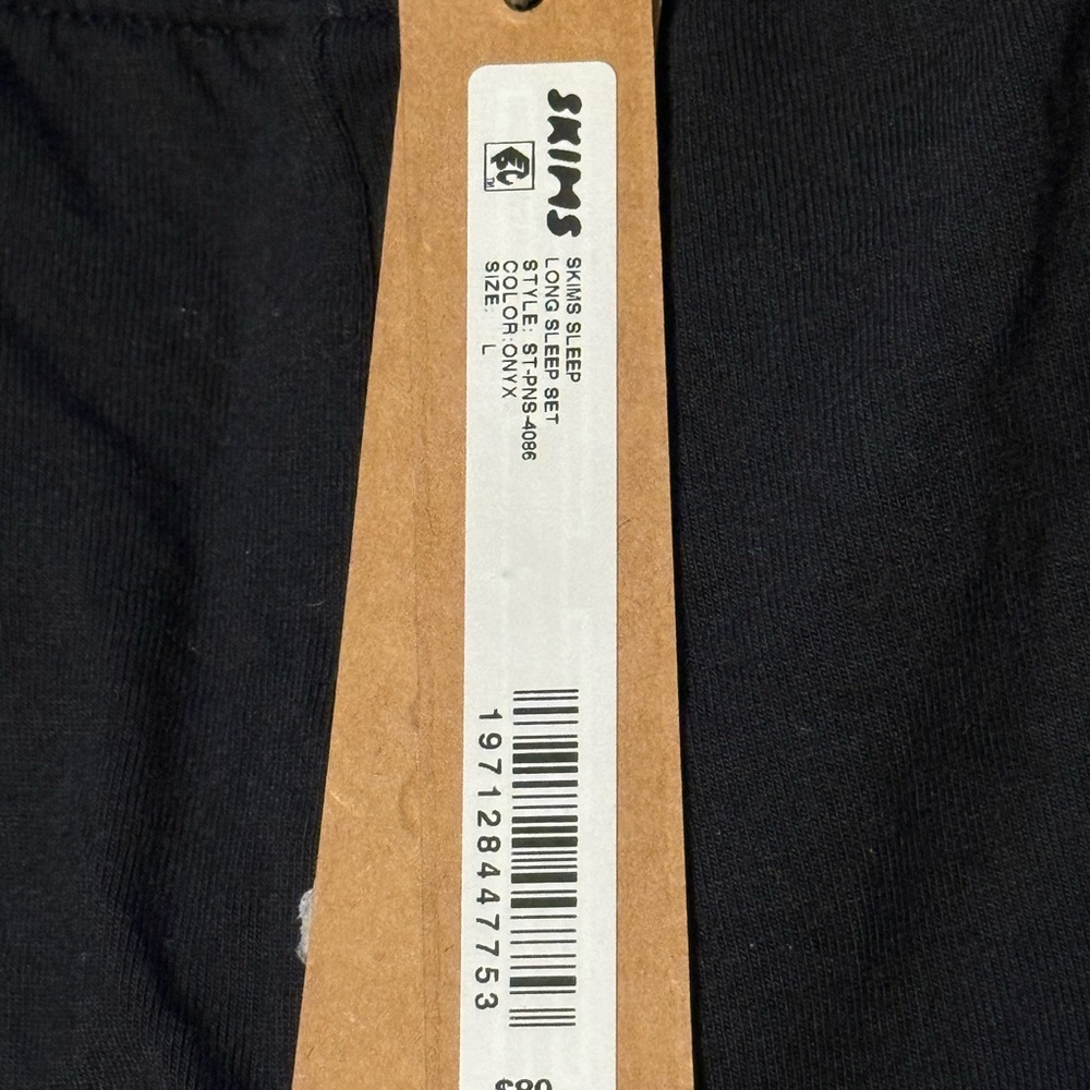 SKIMS Lounge Pants COLOR ONYX SIZE XL - Picture 5 of 6